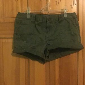 Target Mossimo Dark Green Mid Rise Short
